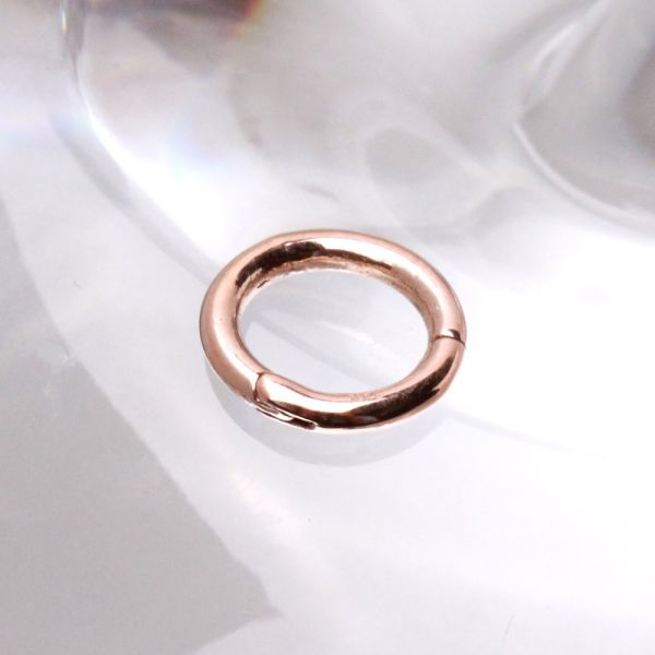 14Kt. Rose Gold Seamless Clicker Ring