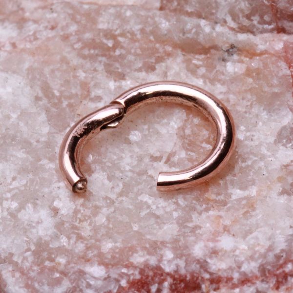 14Kt. Rose Gold Seamless Clicker Ring